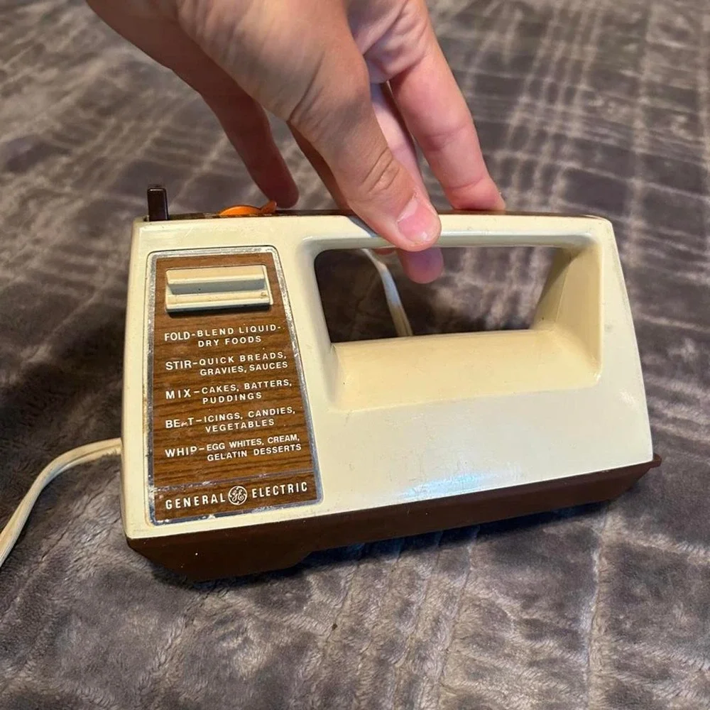 general electric vintage hand mixer